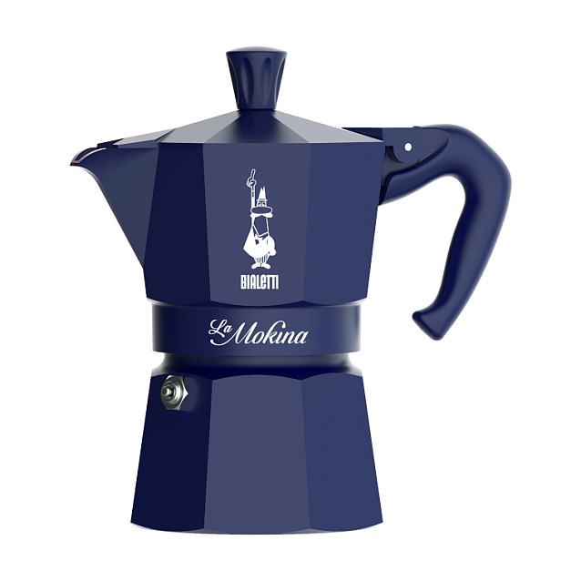 Bialetti La Mokina blau Joyful Memories