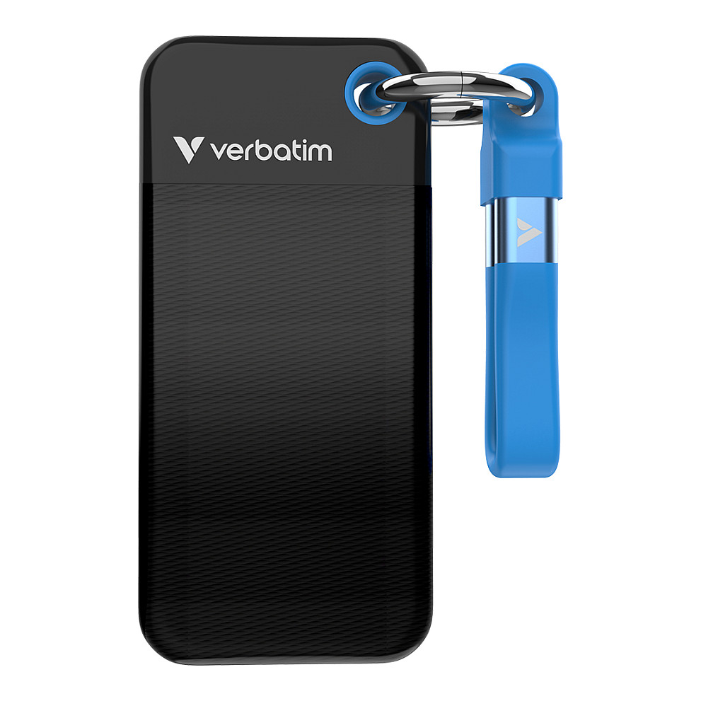 1TB Verbatim Pocket USB 3.2 Typ-C schwarz-blau