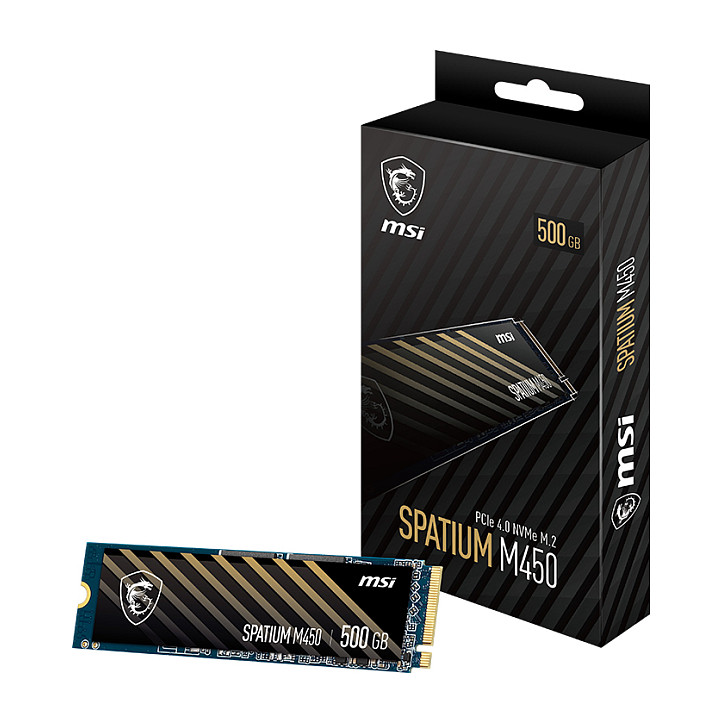 M.2 500GB MSI Spatium M450 V1 (2280) PCIe Gen4 x4 NVMe