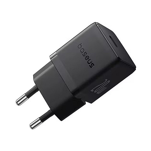 Baseus Palm Schnelllader USB-C Ladegert 20W EU Schwarz