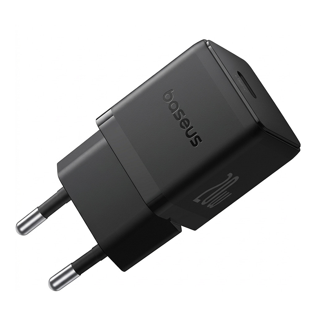 Baseus Palm USB und USB-C Ladegert 20W EU Schwarz