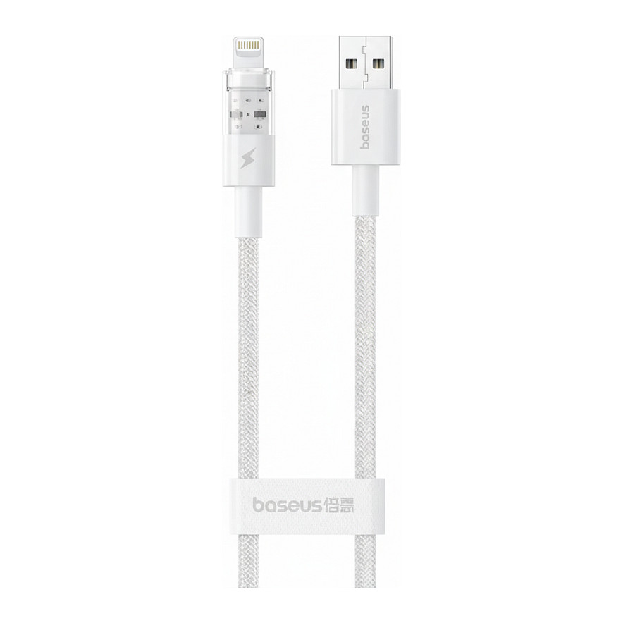 Baseus Silky Series Ladekabel USB auf iP 2.4A 2m Weiß