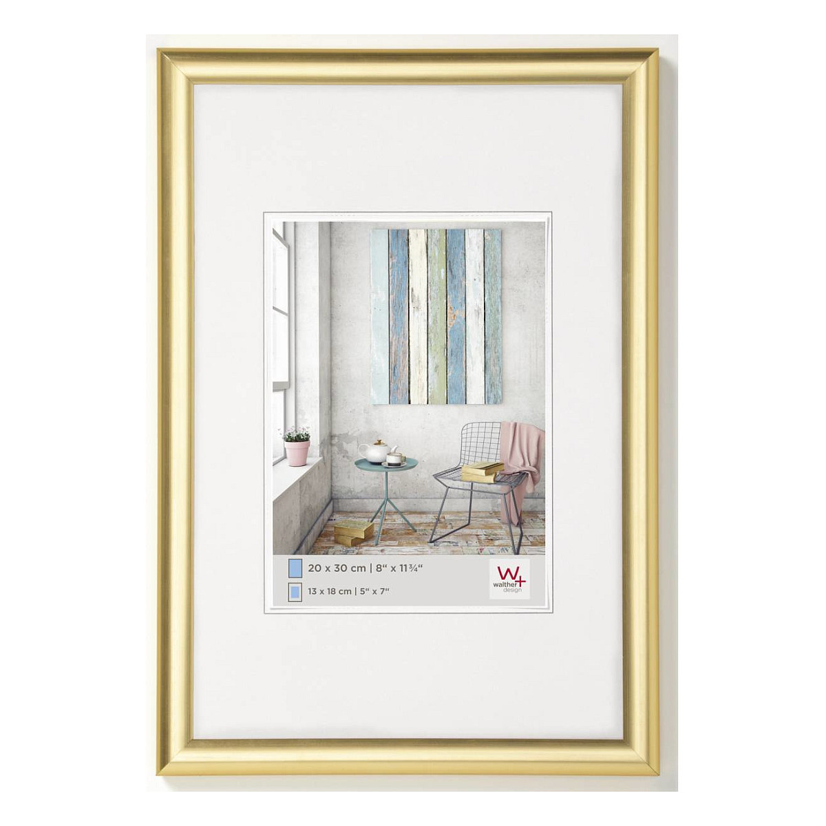 Walther Trendstyle gold 13x18 Kunststoff KP318G