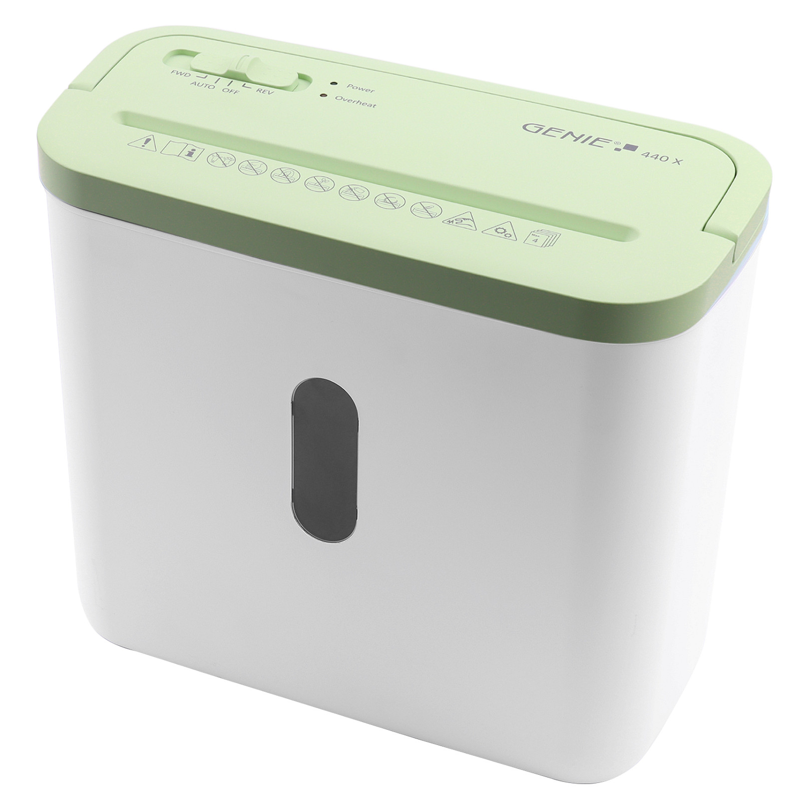 GENIE Aktenvernichter 440 X GR weiß-grün