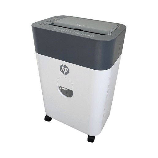 HP OneShred Auto 100CC Aktenvernichter mit Partikelschnitt bis 100 Blatt weiß