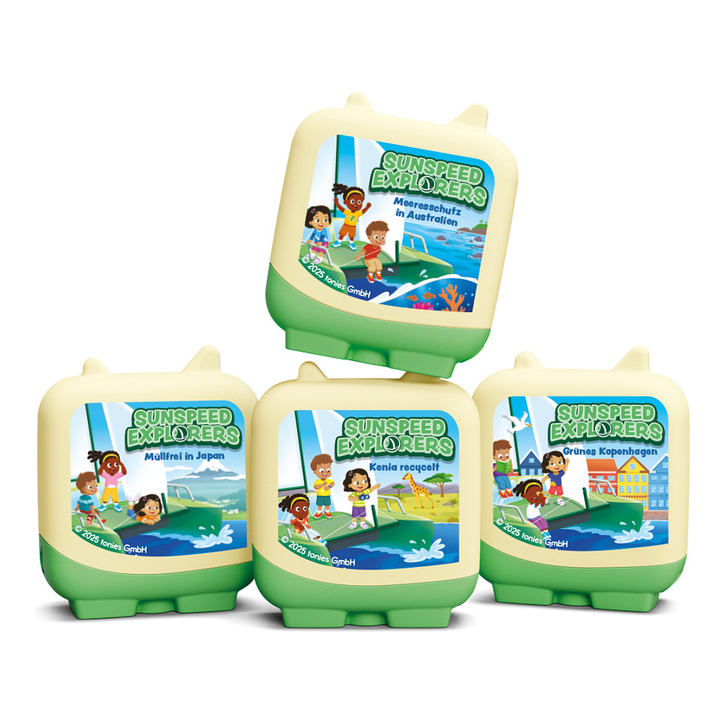 Tonies Clever Tonies: The Sunspeed Explorers Set (4 Tonies)