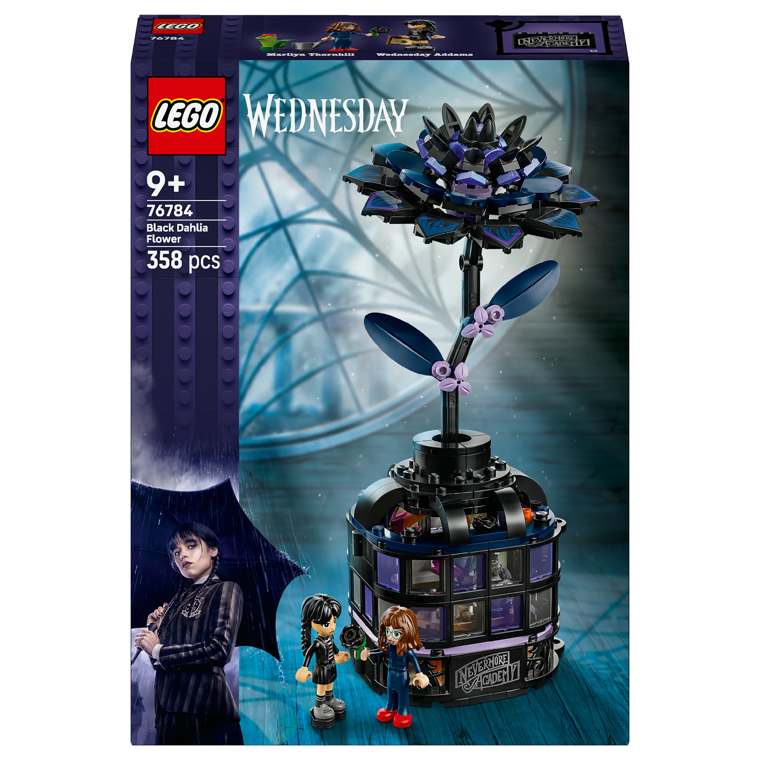 LEGO 76784 Wednesday Schwarze Dahlie