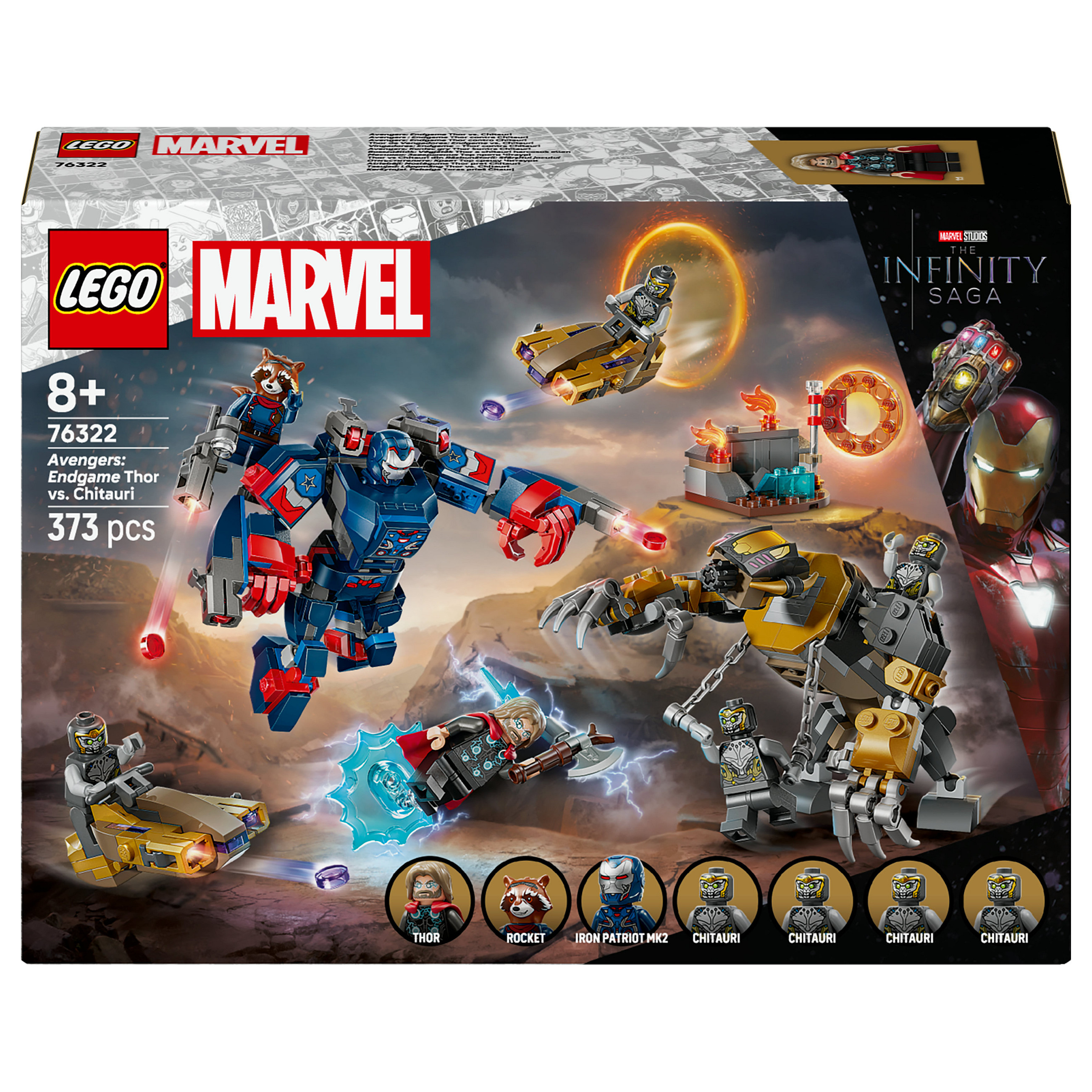 LEGO 76322 Marvel Super Heroes Avengers: Endgame Thor vs. Chitauri