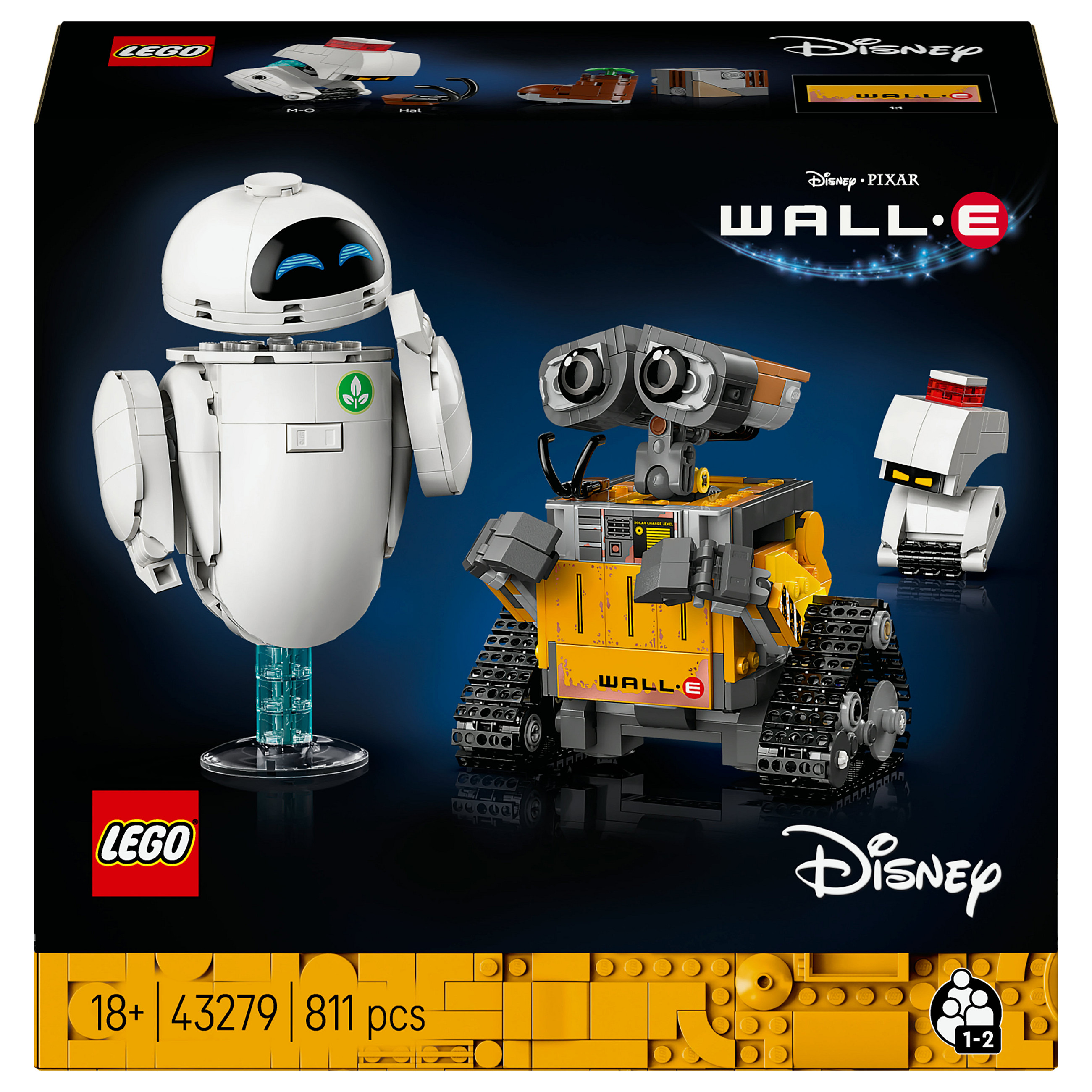 LEGO 43279 Disney Pixar WALL-E und EVE