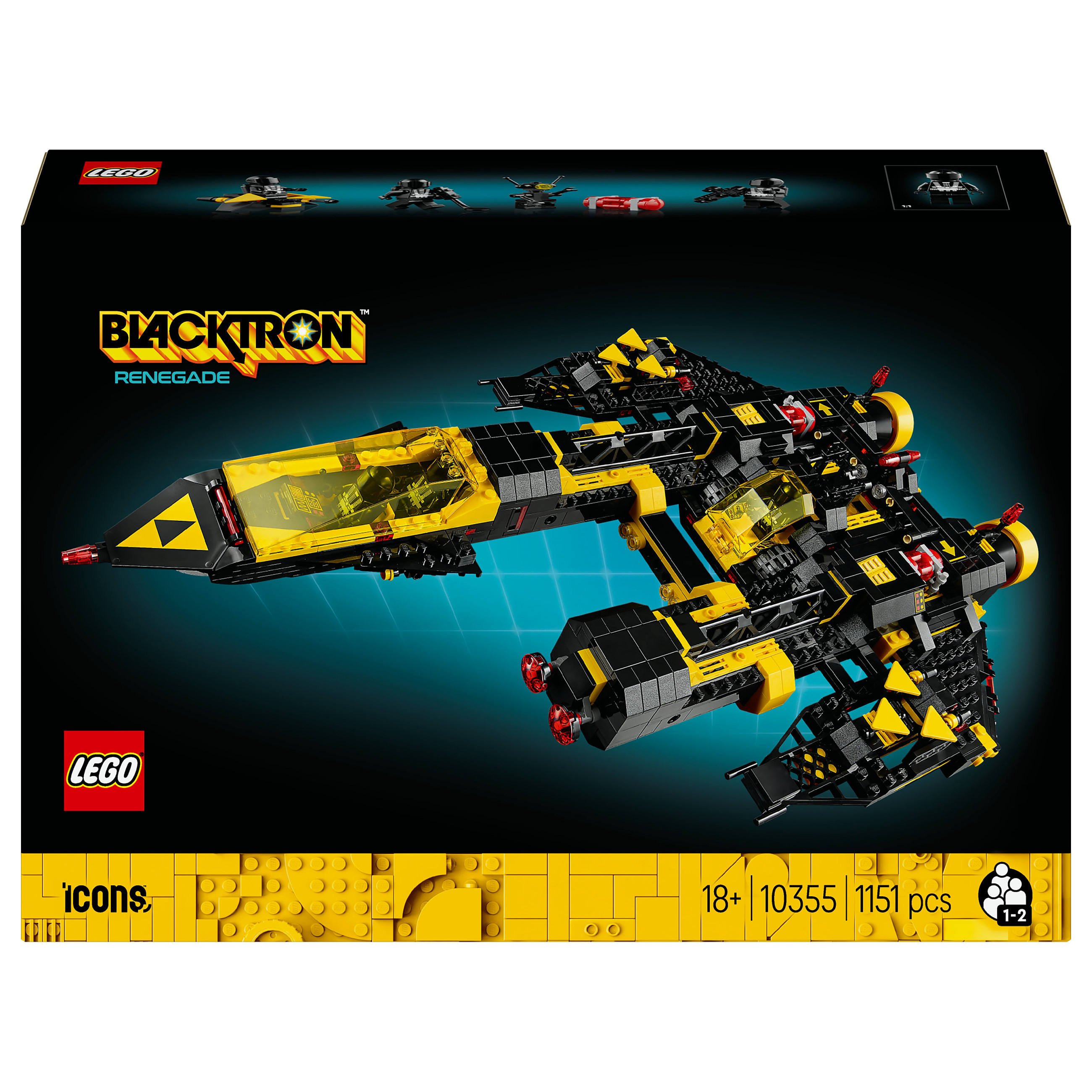 LEGO Icons 10355 Blacktron Renegade