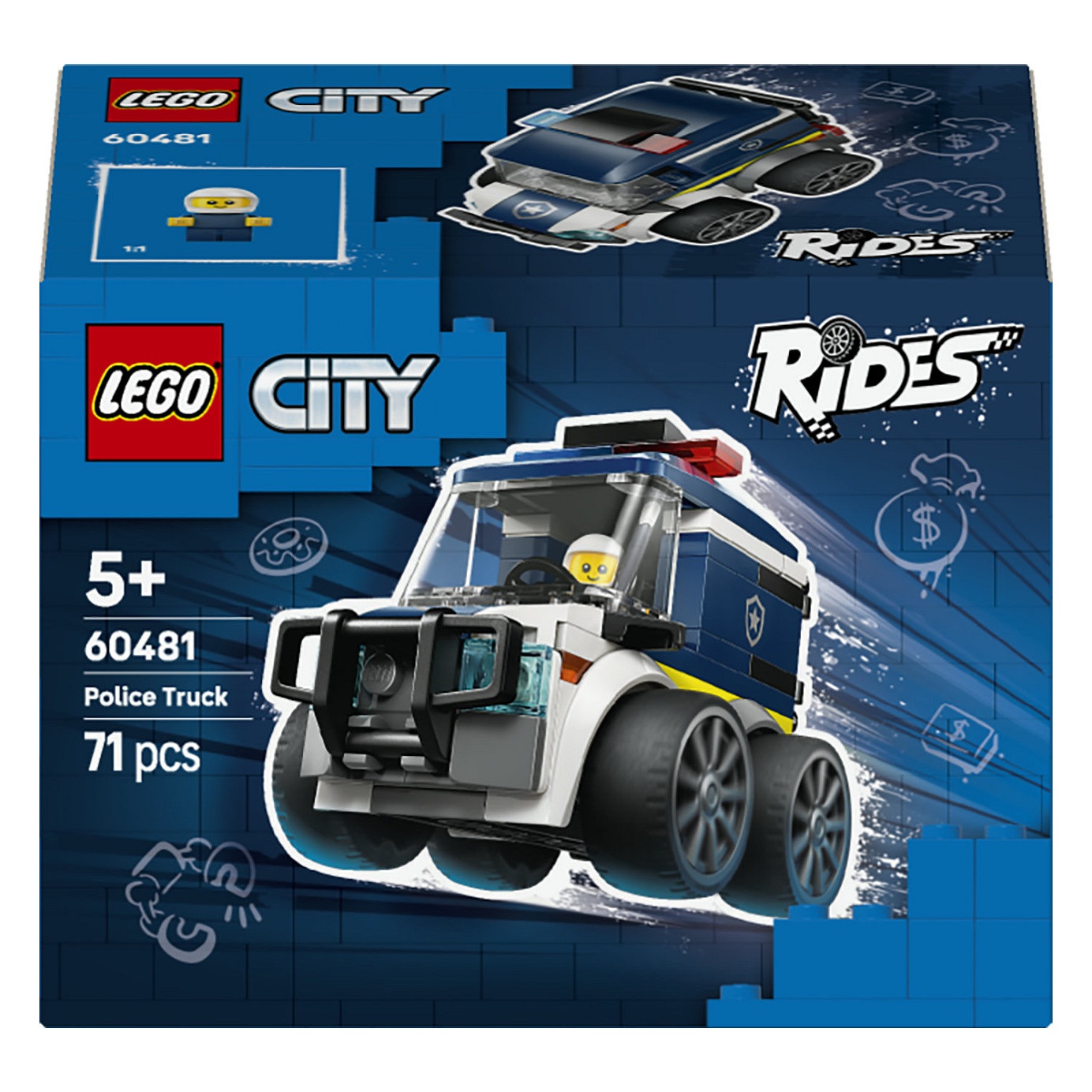 LEGO 60481 City Coole Flitzer - Polizei-Truck