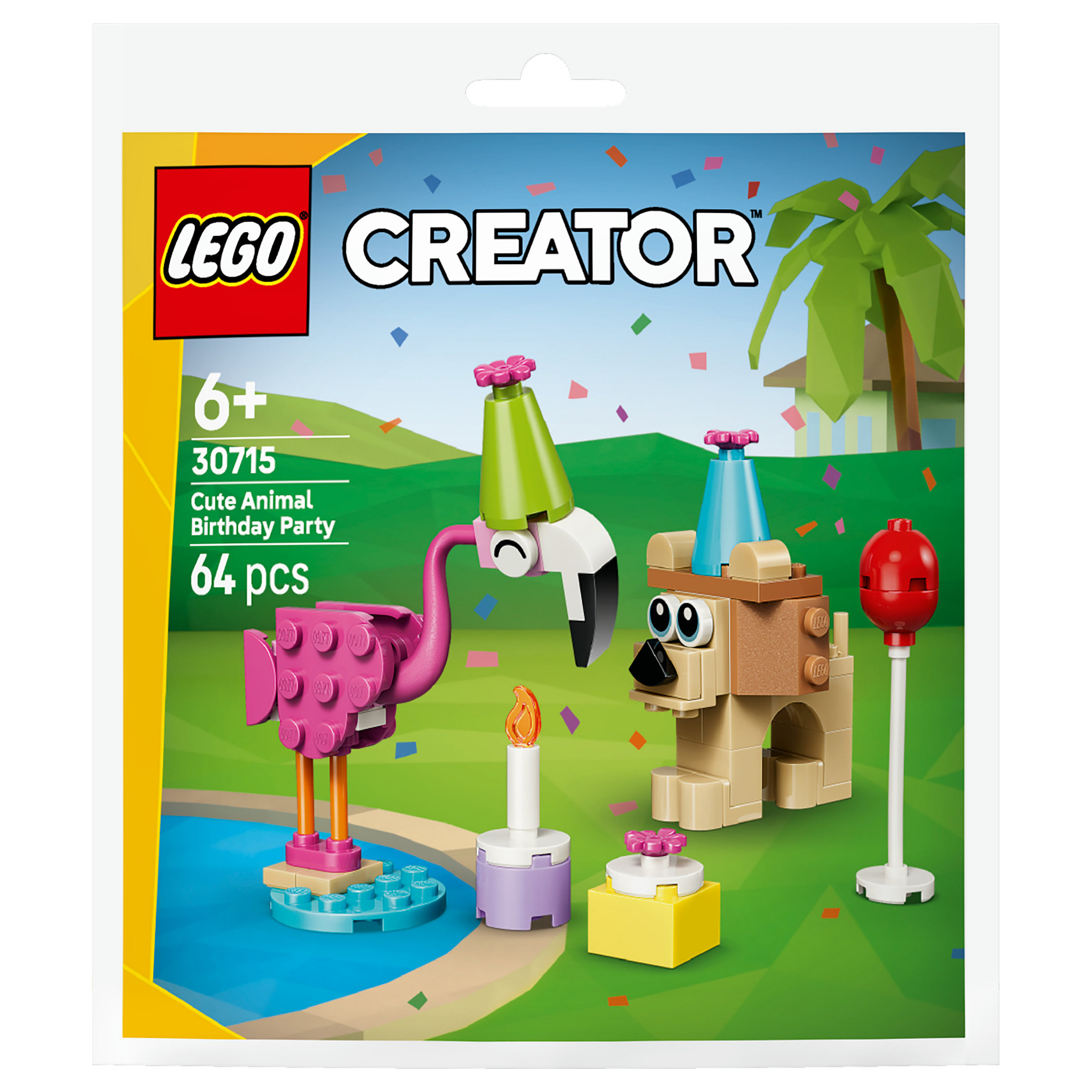 LEGO 30715 Creator Niedliche Tiere Feiern Geburtstag (Polybag)