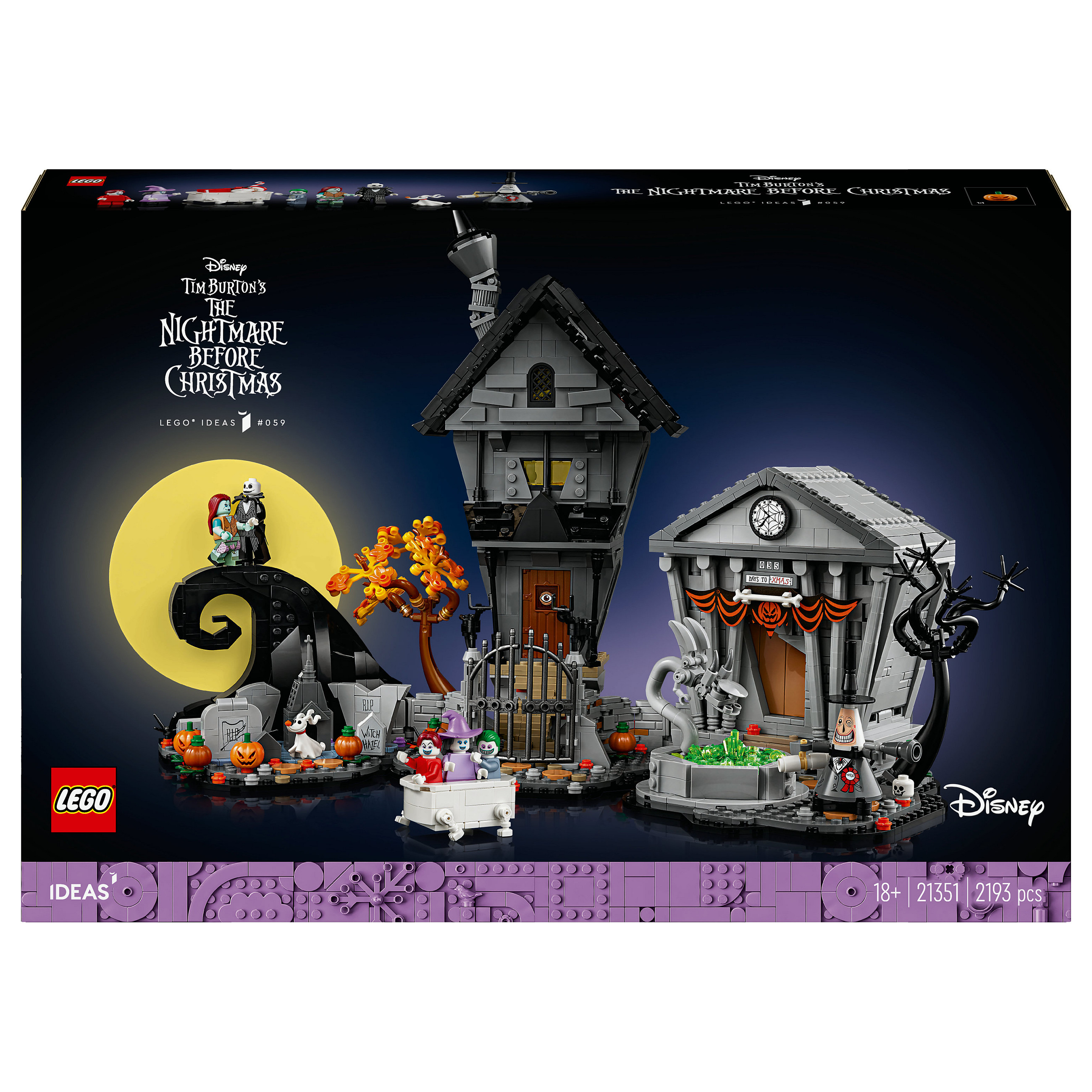 LEGO Ideas 21351 Tim Burtons Film Nightmare Before Christmas