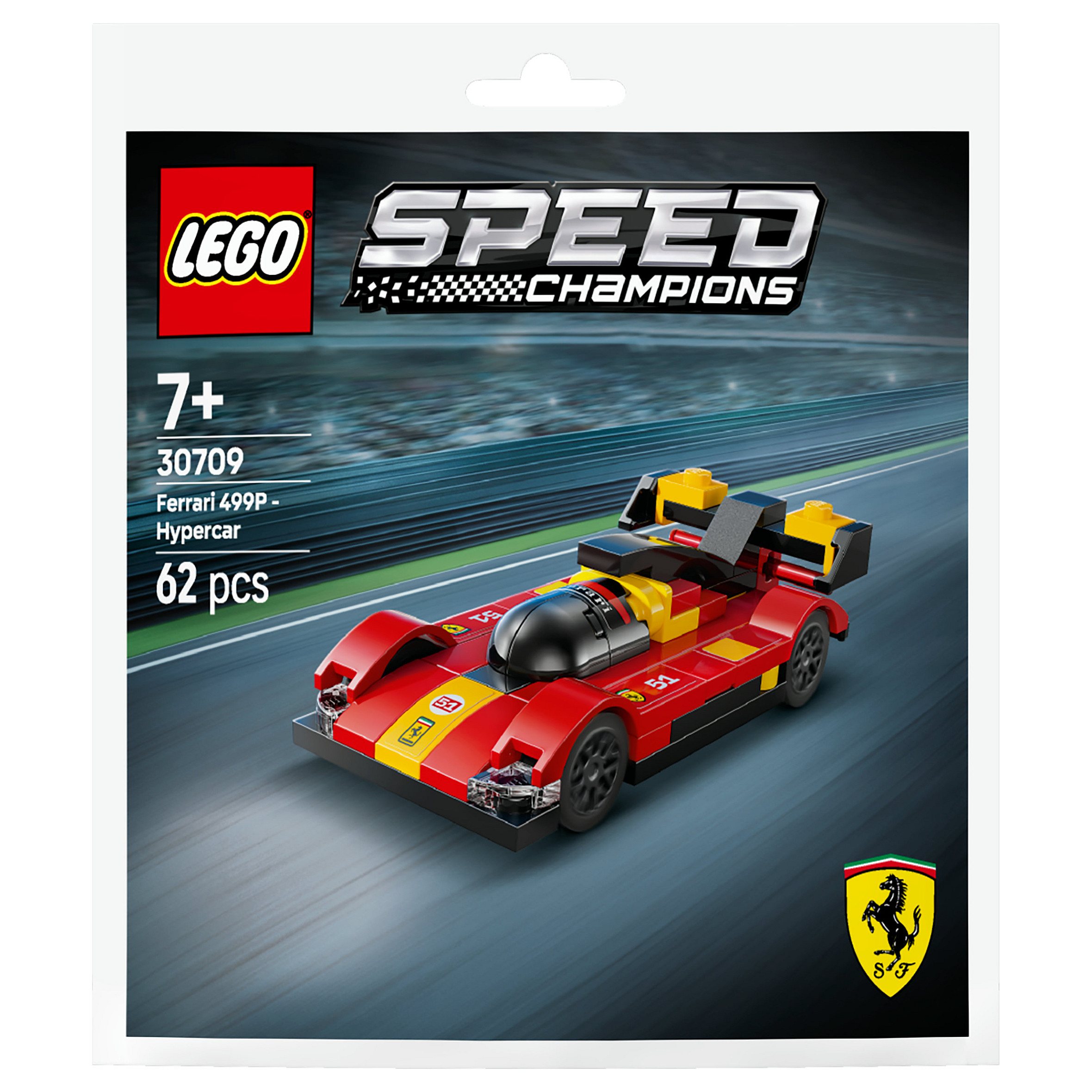 LEGO 30709 Speed Champions Ferrari 499P Supersportwagen (Polybag)