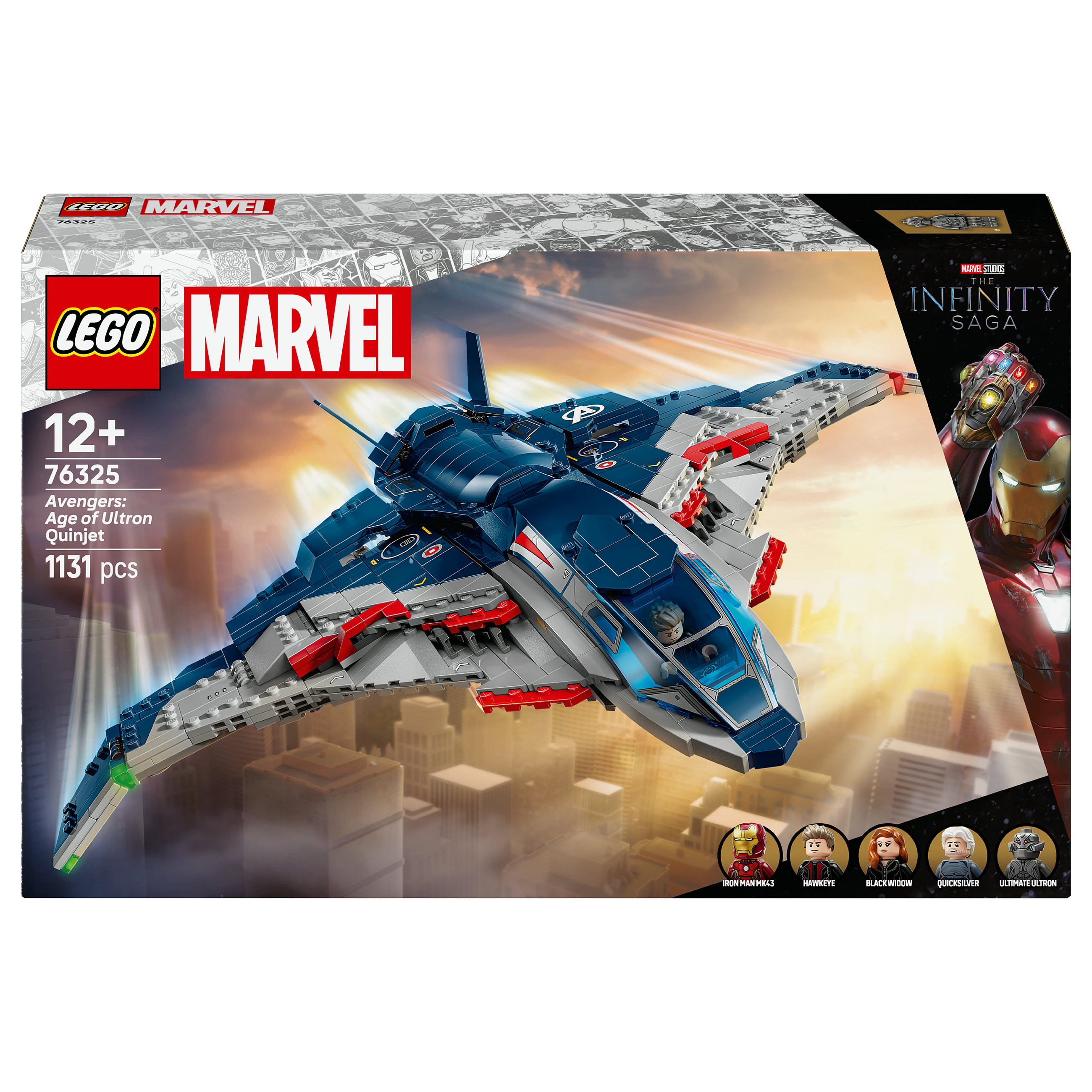 LEGO 76325 Marvel Super Heroes Avengers: Age of Ultron Quinjet