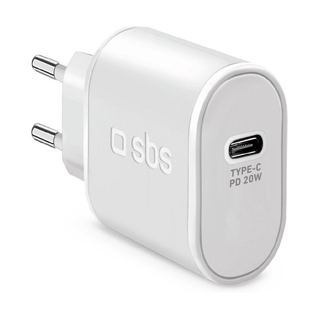 SBS Ladegert USB-C PD 20W wei