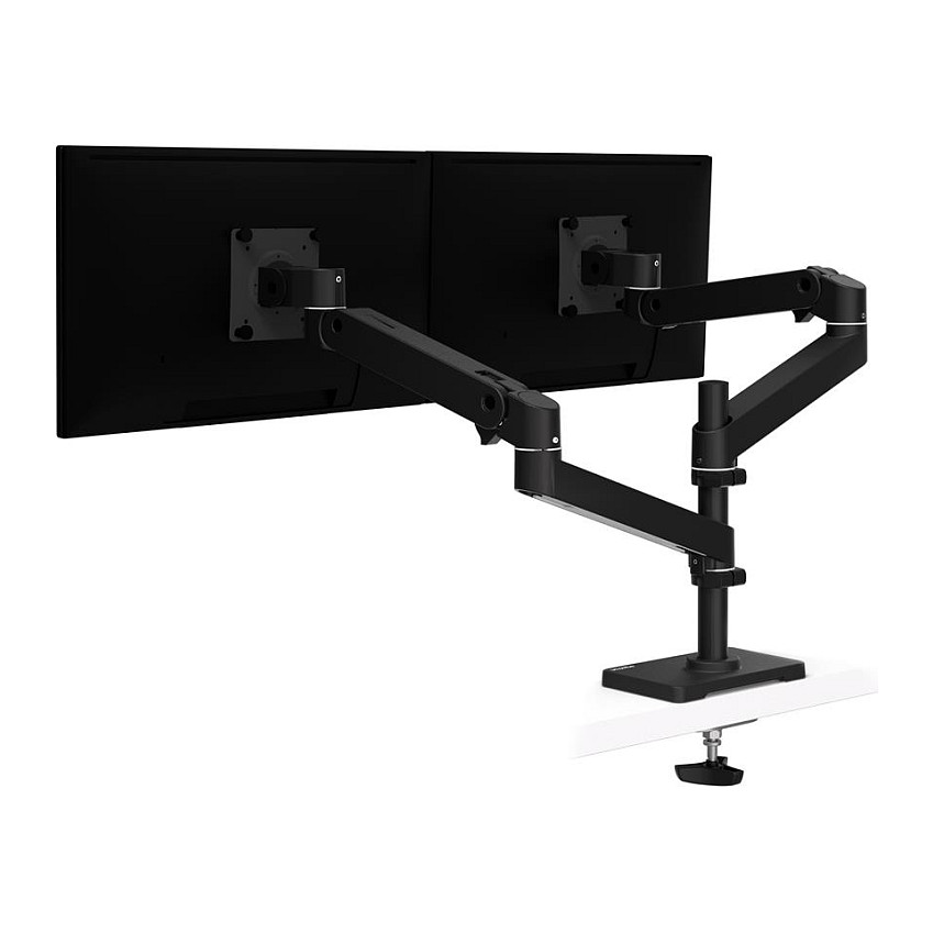 Ergotron LX Pro - Mounting Kit (Dual Arm) - for 2 LCD displays - perforated plate mounting - alumini