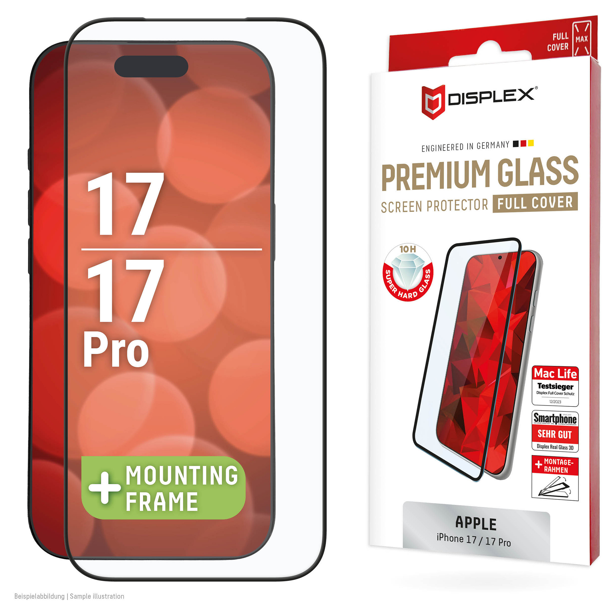 DISPLEX Premium Glas (Full Cover) fr Apple iPhone 17