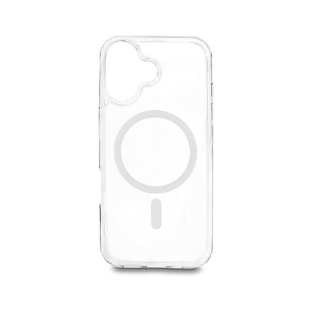 Schutzhülle für iPhone 17 kompatibel mit MagSafe transparent-weiß