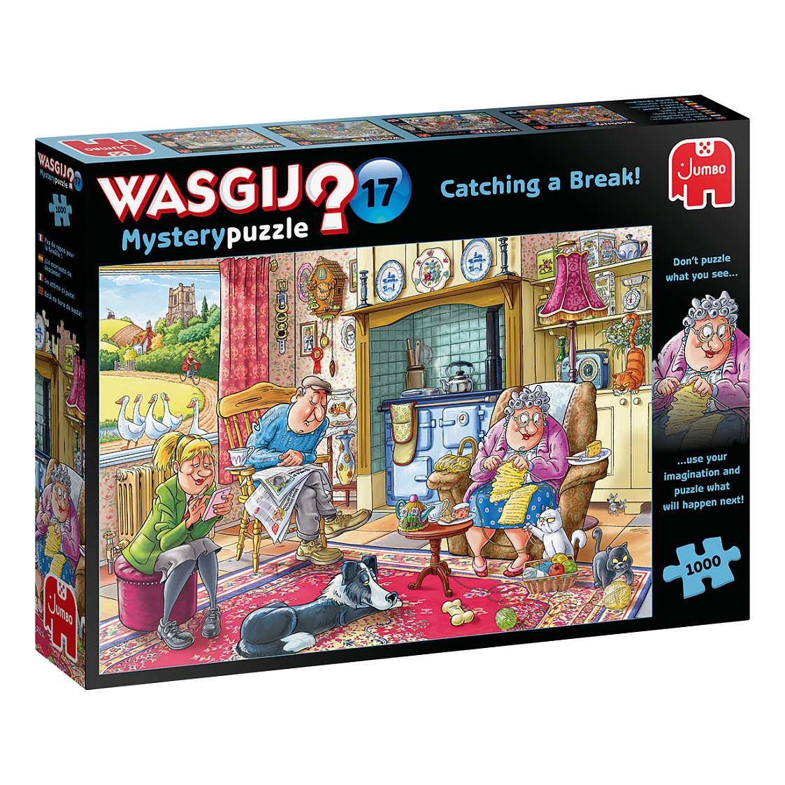 Wasgij Mystery 17 Friede, Freude, Eierkuchen 1000 Teile Puzzle (19175)