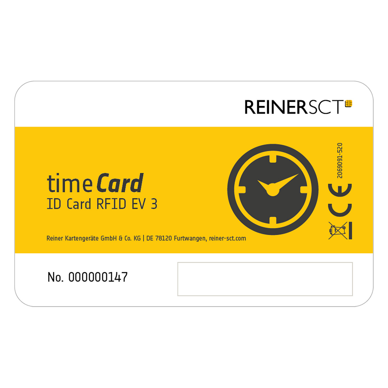 ReinerSCT timeCard Premium chip card 50 DES