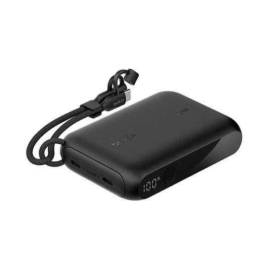 Belkin Powerbank 10.000mAh schw. Display PD 20W USB-C BPB027hqBK