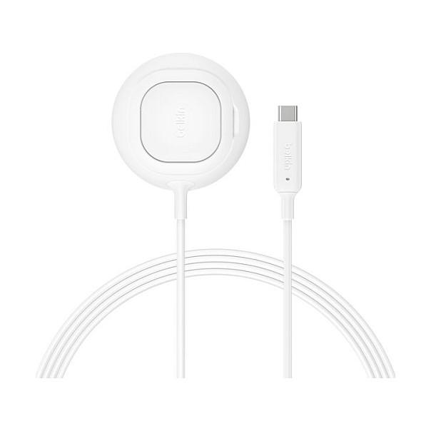 Belkin UltraCharge Ladepad Qi2 25W mit Standfu wei WIA013hqWH