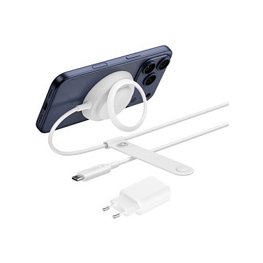 Belkin UltraCharge Ladepad Qi2 25W mit Netzteil wei WIA014kqWH