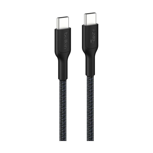 Belkin USB-C/USB-c Kabel 240W 3m geflochten, schwarz CAB025hq3MBK