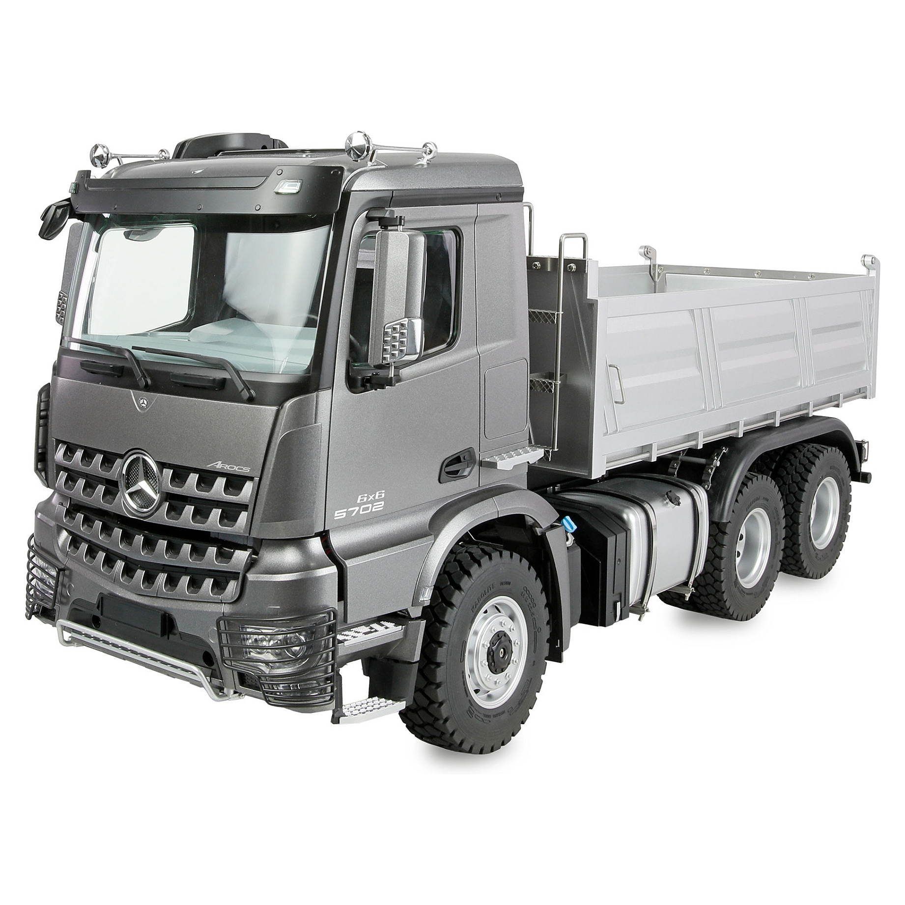 Amewi Mercedes Arocs Muldenkipper 6x6 1:14 RTR anthrazit 14+