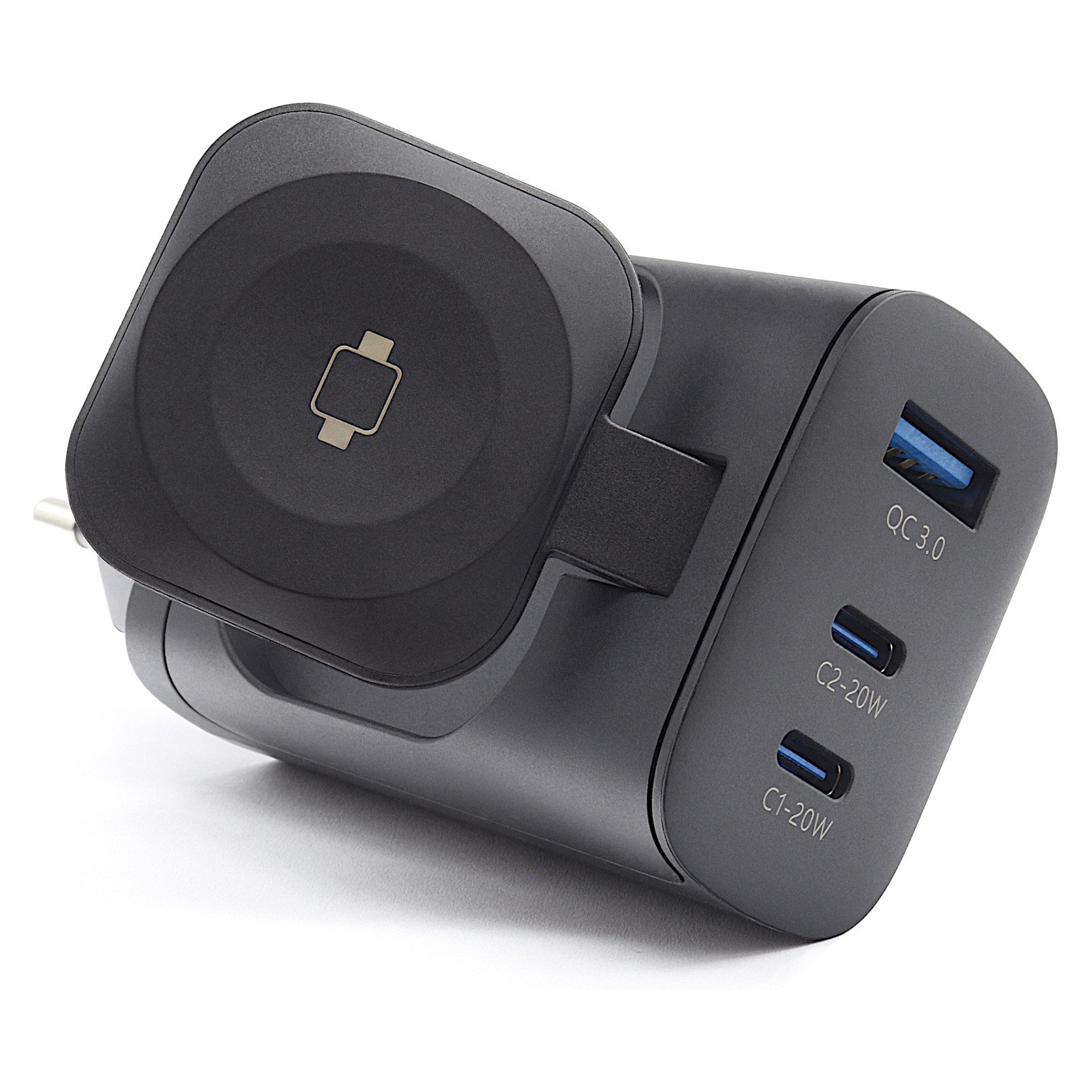 RealPower PC-43 Watch 43 Watt Ladegerät,2x Type-C,1x USB-A