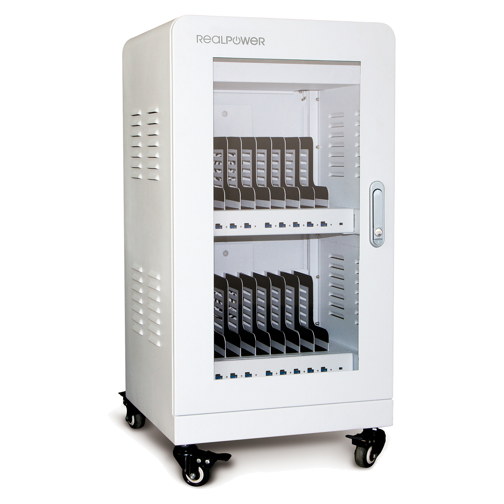 RealPower Ladestation Power Station 20 480W 20xUSB-A (Speditionsversand)