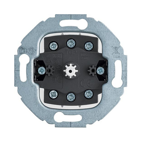 Berker 383803 Drehtast,2p,m o-Stell ,1930/Glas/R.clas