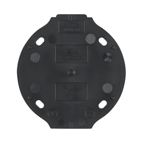 Berker 133111 Bodenplatte selbstverlöschend 1-fach schwarz