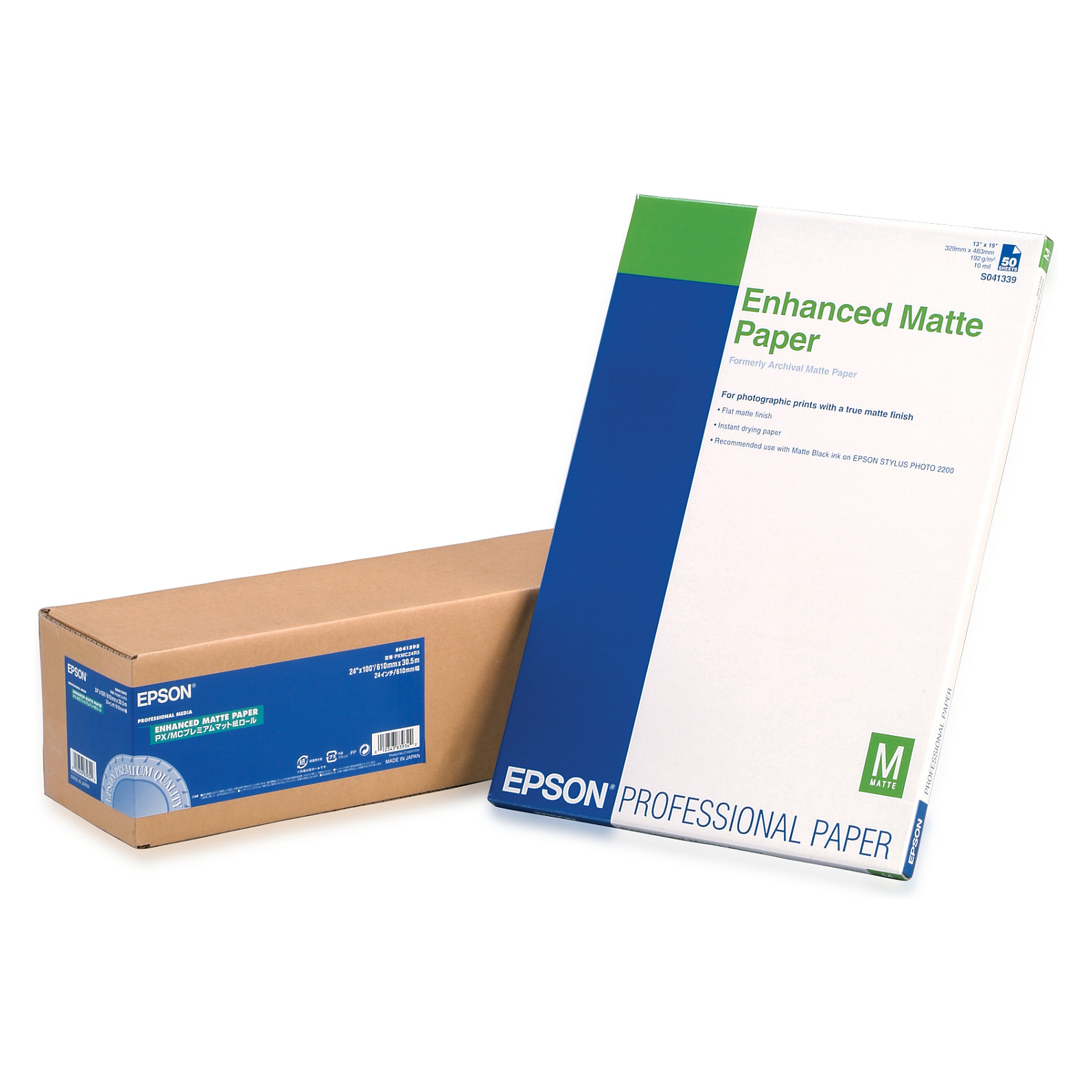 Epson Enhanced Matte Paper 61 cm x 30,5 m 194 g S 041595