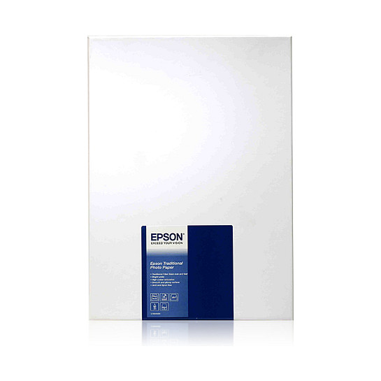 Epson Traditional Photo Paper seidenmatt A 4, 25 Blatt, 330 g
