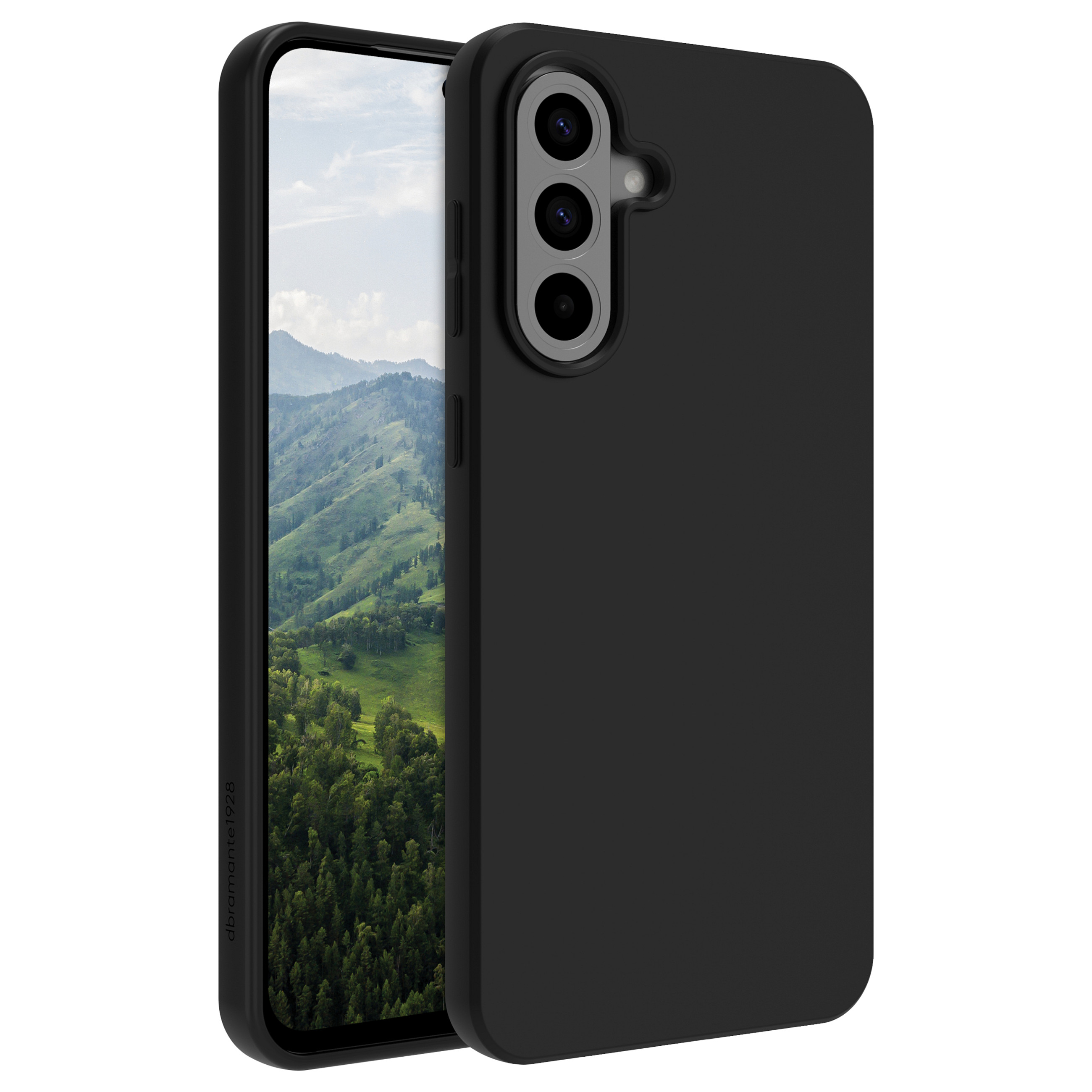 dbramante1928 Greenland - Hintere Abdeckung fr Mobiltelefon - Kunststoff - Night Black - fr Samsung Galaxy A56