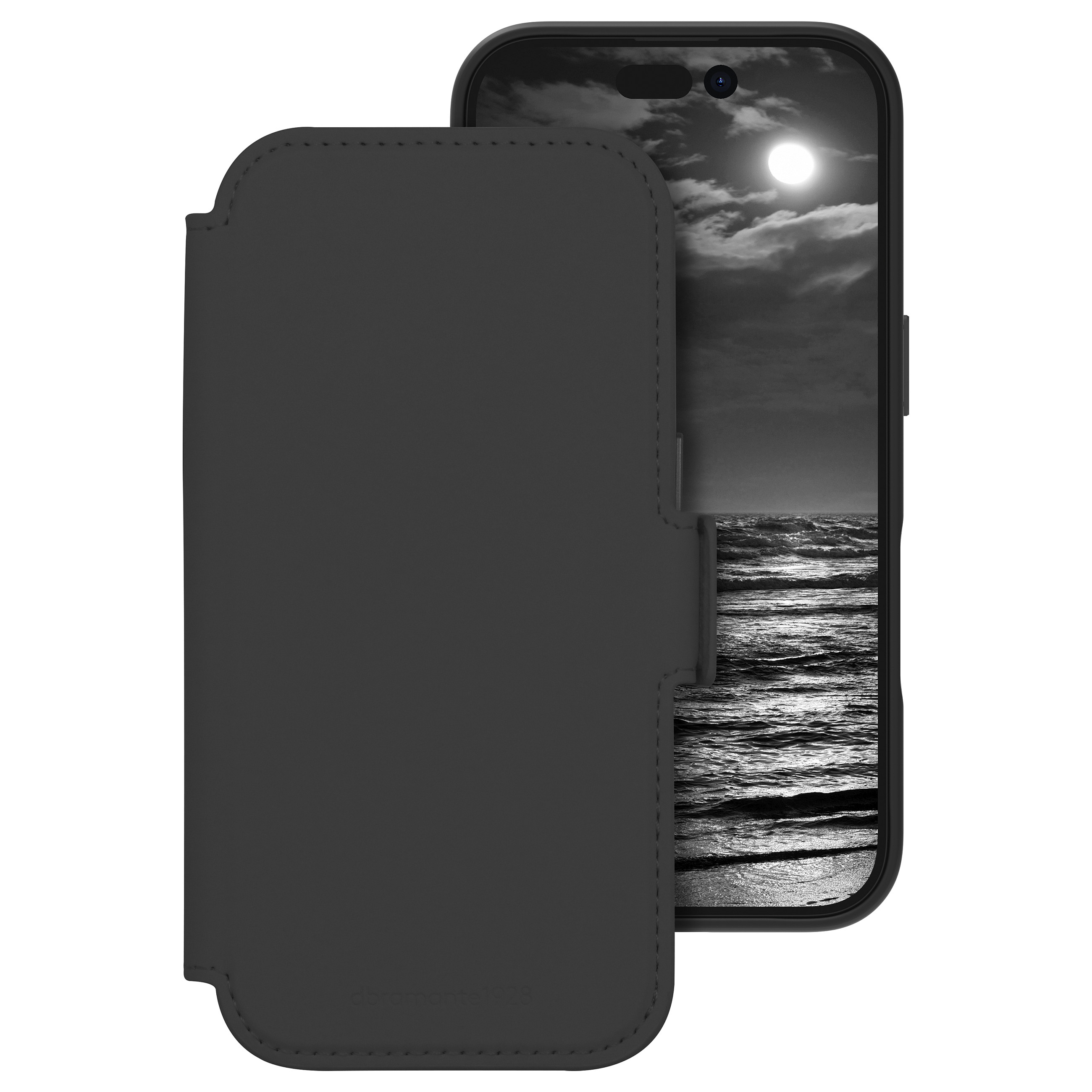 dbramante1928 Lynge - Flip-Hlle fr Mobiltelefon - ICON - MagSafe-Kompatibilitt - ICON - Midnight - fr Apple iPhone 16