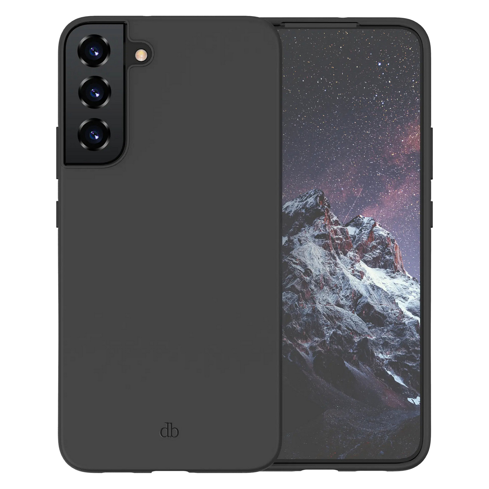 dbramante1928 Costa Rica - Hintere Abdeckung fr Mobiltelefon - Silikon, Kunststoff - Night Black - fr Samsung Galaxy A15, A15 5G