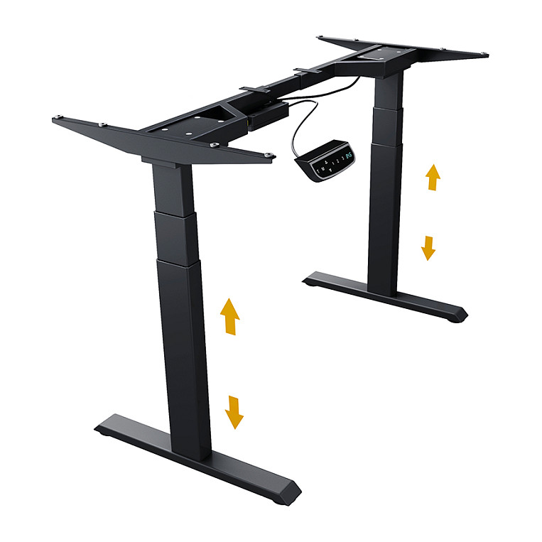 ICY BOX IB-EW206B-T Tischgestell mit autom. Höhenverstellung