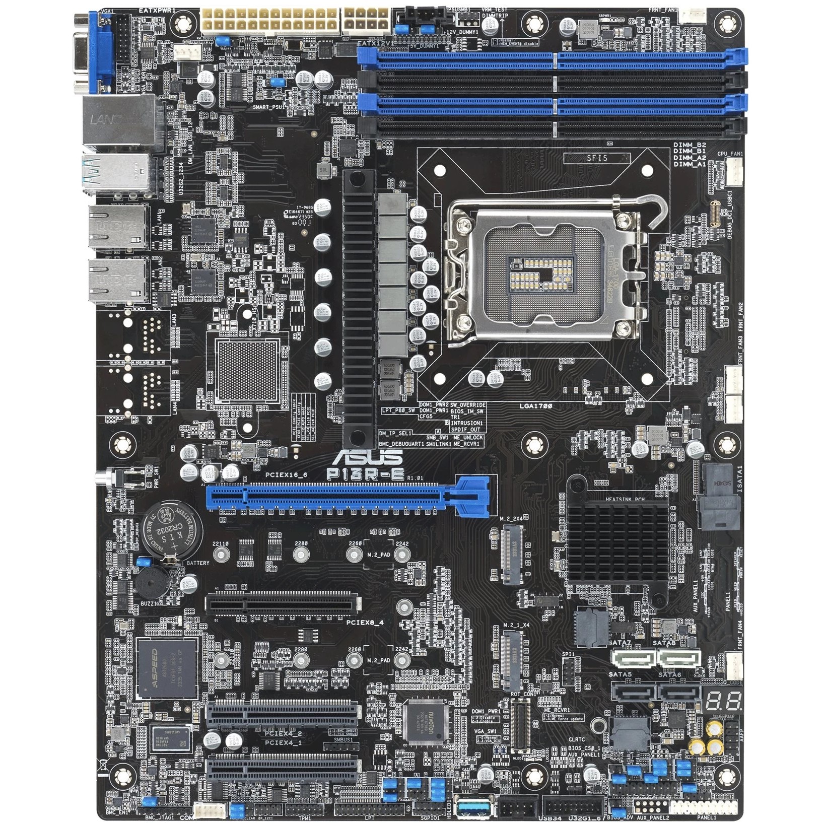 ASUS SERVER P13R-E S1700 C266/DDR5/VGA/2xGBL/ATX (ASMB11-iKVM onboard)
