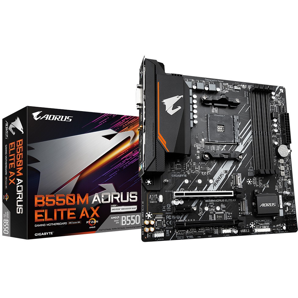 Gigabyte B550M AORUS Elite AX (B550.AM4.mATX.DDR4)