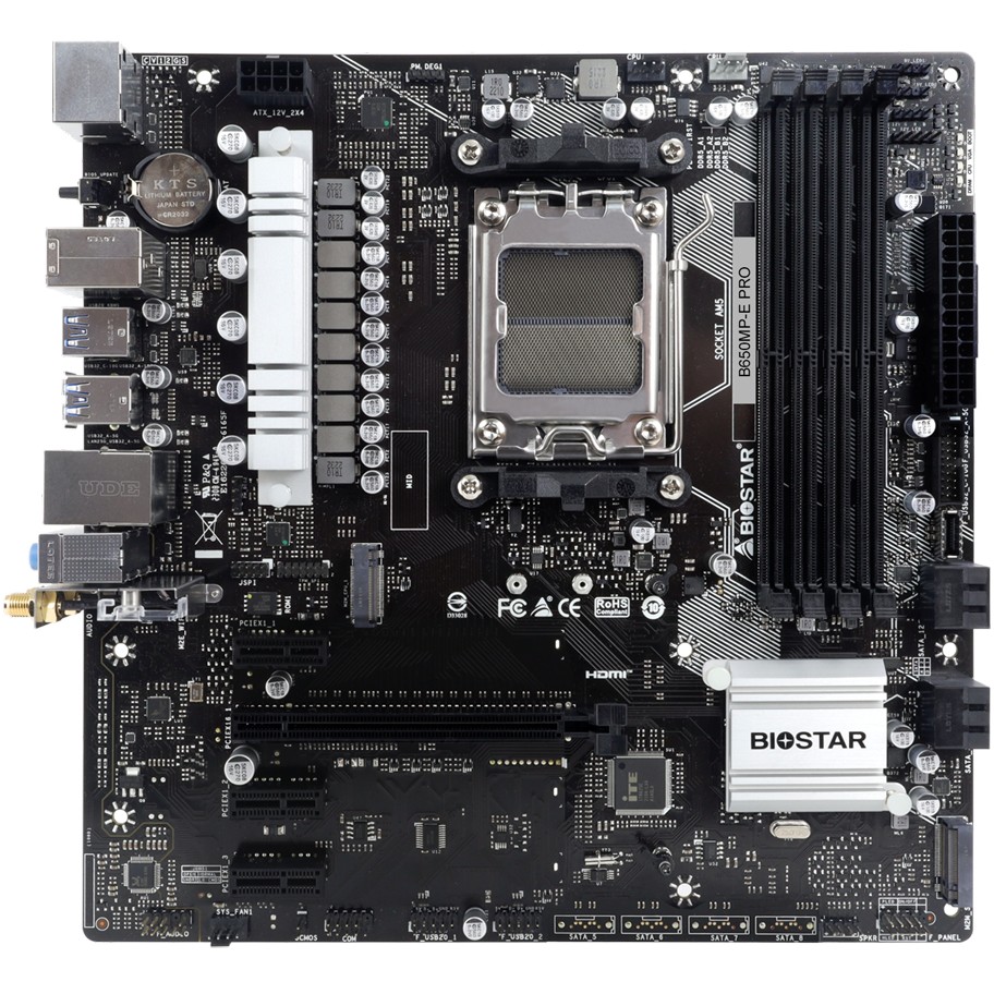 Biostar B650MP-E PRO (B650.AM5.mATX.DDR5)