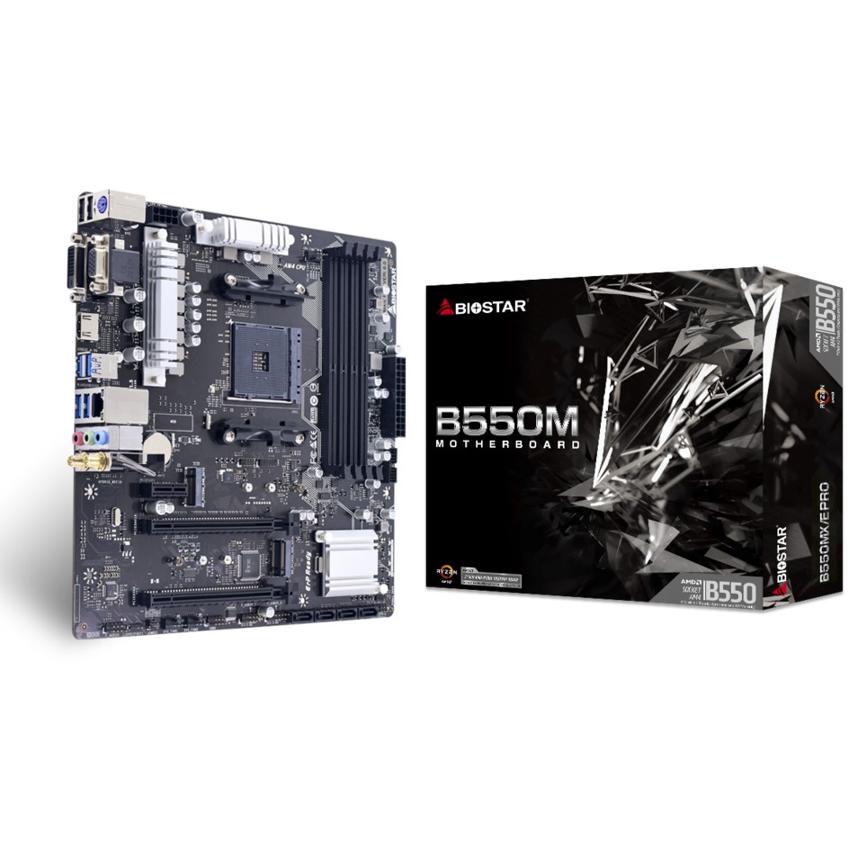Biostar B550MX/E Pro (B550.AM4.mATX.DDR4)