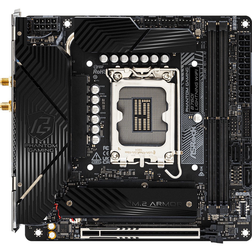 B760I Lightning WiFi 1700 mATX HDMI/DP DDR5 retail
