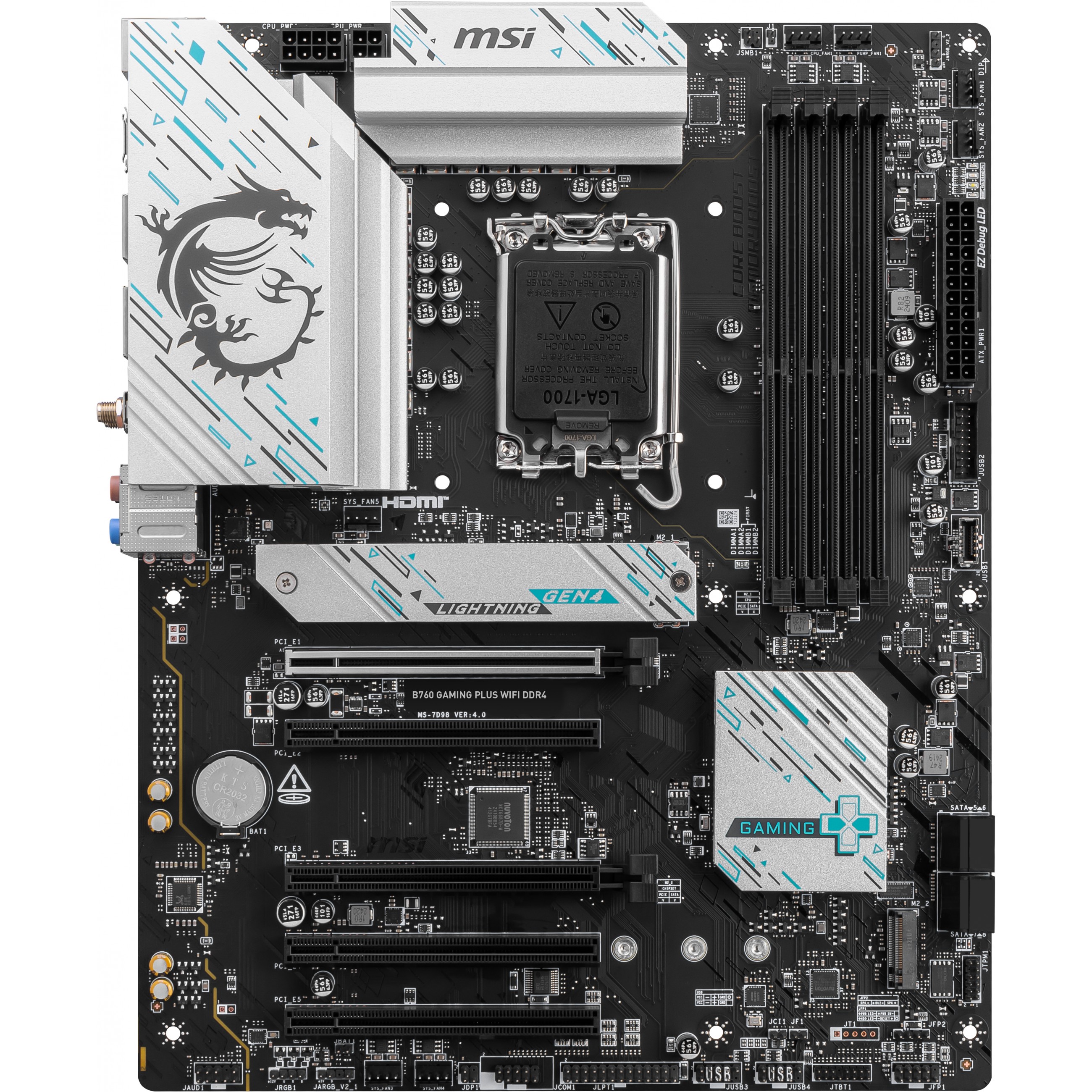 MAG B760 Gaming Plus Wifi DDR4 (B760.S1700.ATX.DDR4)