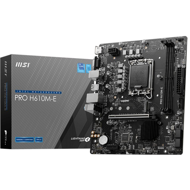 PRO H610M-E (H610.S1700.mATX.DDR5)