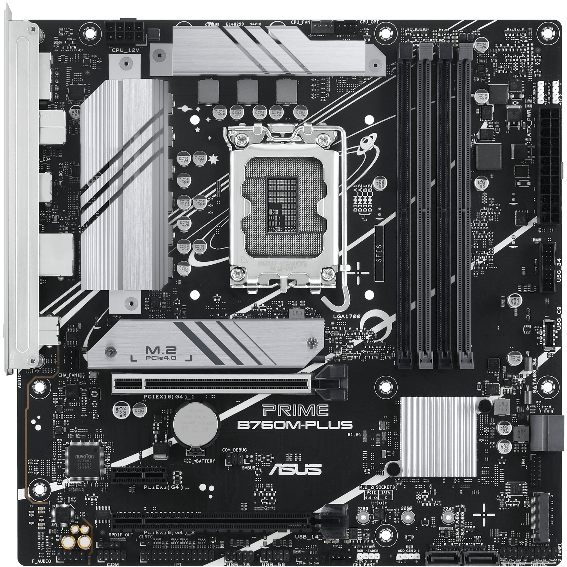 ASUS PRIME B760M-PLUS (Intel.1700.DDR5.mATX)