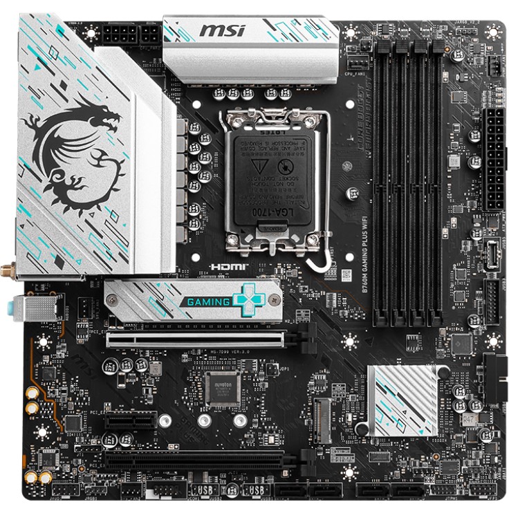 MAG B760M Gaming Plus Wifi (B760.S1700.mATX.DDR5)