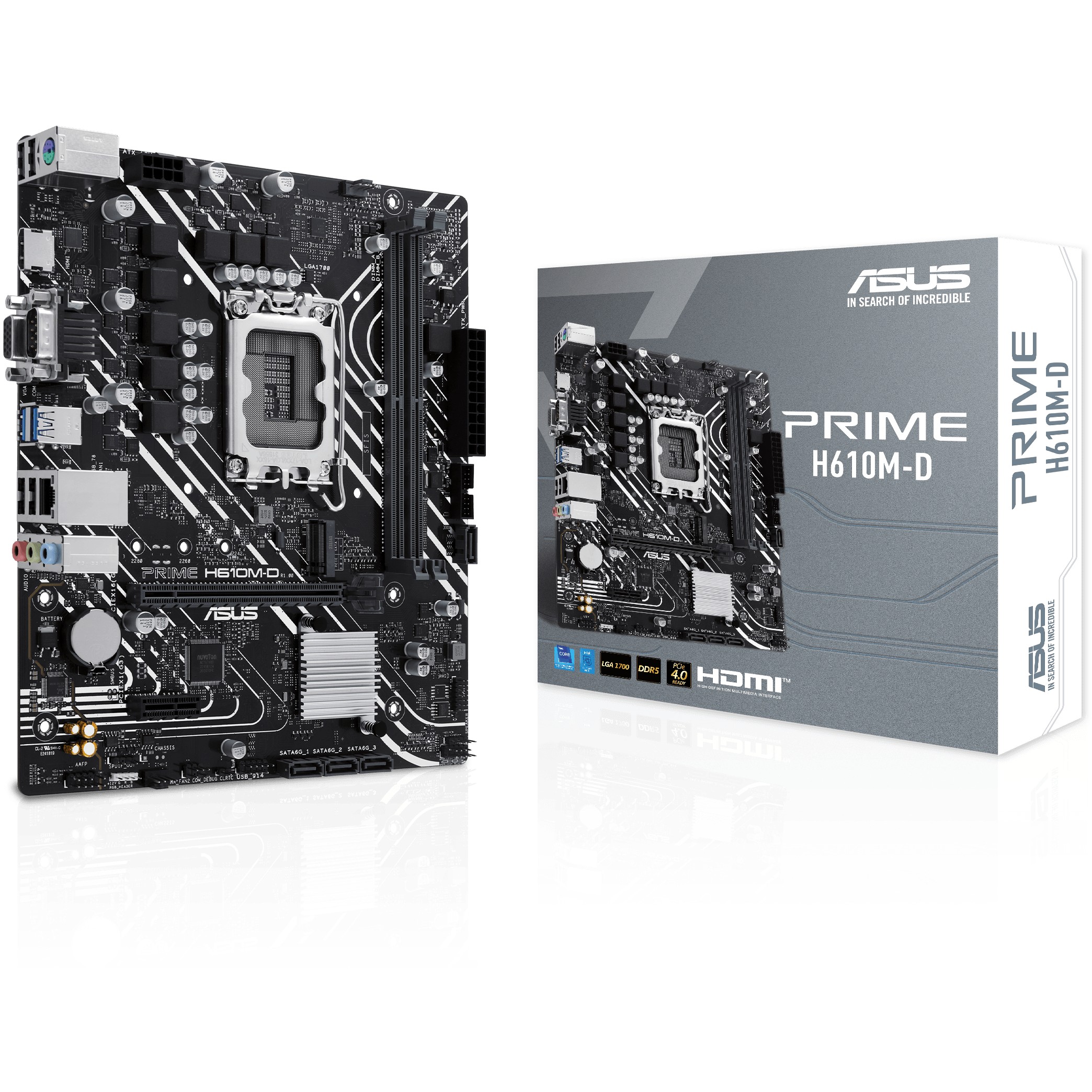 ASUS PRIME H610M-D (Intel.1700.DDR5.mATX)